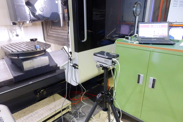 Renishaw XL-80, a laser precision measurement device for machines